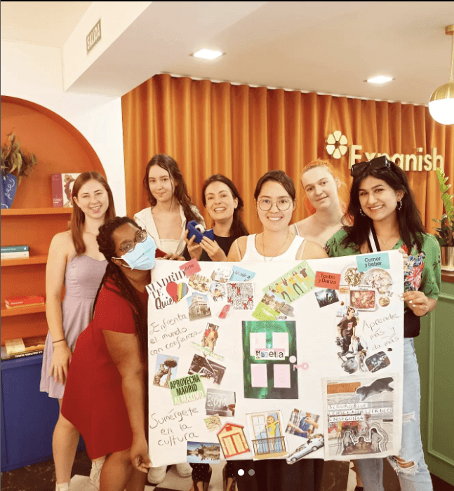 Expanish Spanish School Madrid Collage Activity.png